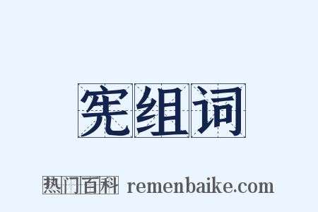 宪组词是什么意思的图片